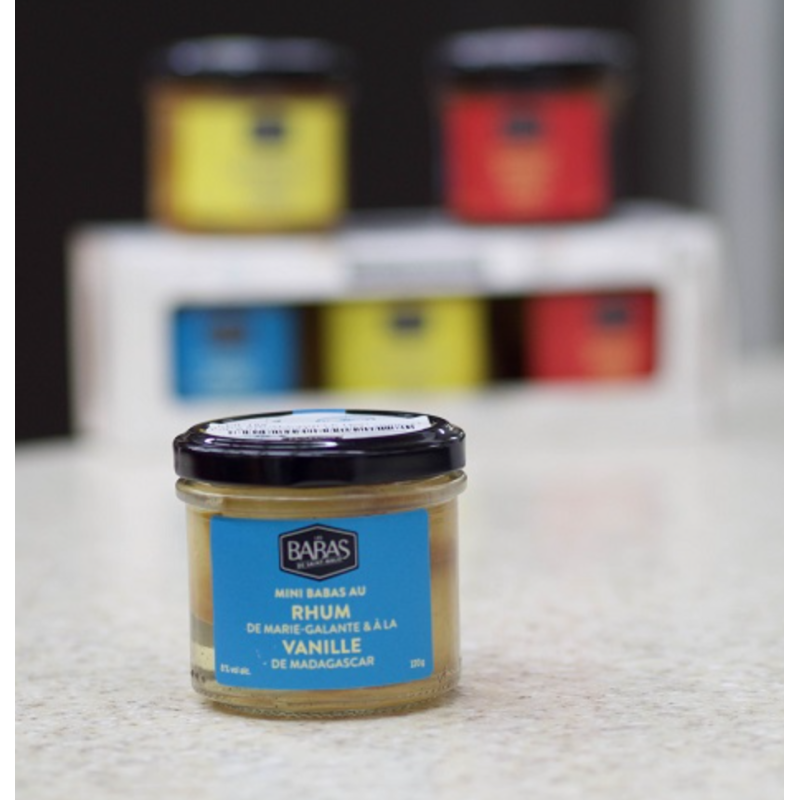 mini baba au rhum vanillé 120g